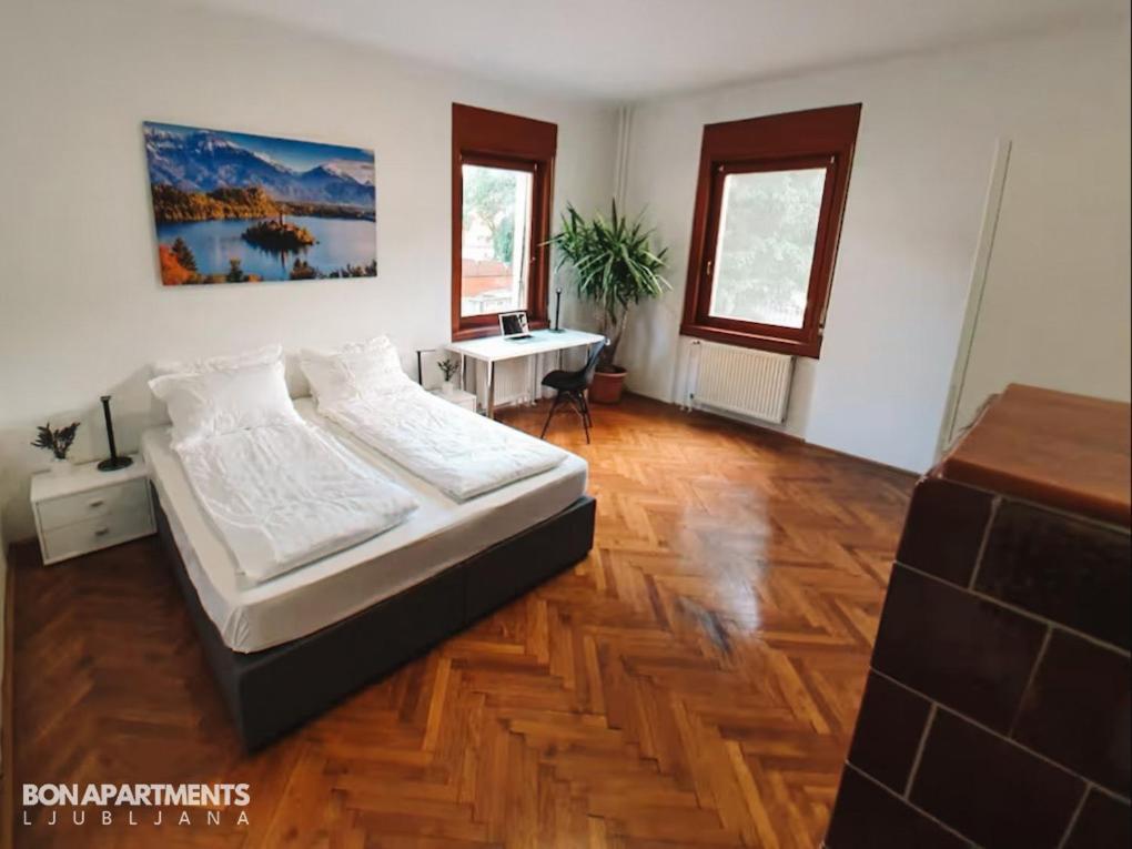Huge Bbq Garden 2, Spacious Flat, Ac, Free Parking 2 Ljubljana Bagian luar foto