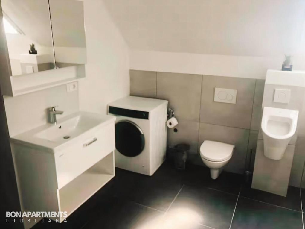 Huge Bbq Garden 2, Spacious Flat, Ac, Free Parking 2 Ljubljana Bagian luar foto